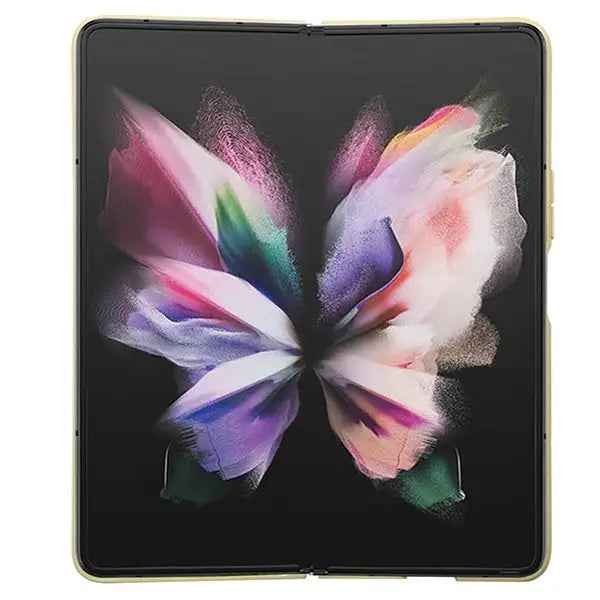 Guess Glitter Script case for Samsung Galaxy Z Fold 5 - gold - Cell phone cases and covers<<<HurtelXML