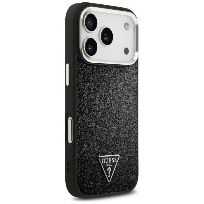 Guess Glitter Triangle Logo MagSafe Case for iPhone 17 Pro - Black - Cell phone cases and covers<<<HurtelXML