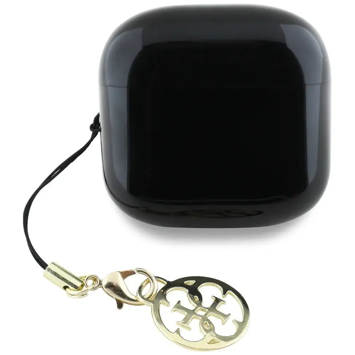 Guess Glossy Effect Printed Classic Logo & Charm TWS headphones - black - Headphones and speakers<<<HurtelXML