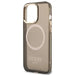 Guess Gold Outline Translucent MagSafe case for iPhone 13 Pro Max - black - Cell phone cases and covers<<<HurtelXML