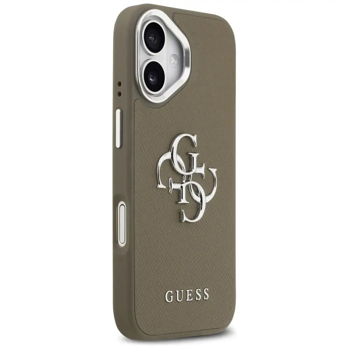 Guess Grained Big 4G Classic Logo iPhone 17 Case - Brown - Cell phone cases and covers<<<HurtelXML