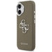 Guess Grained Big 4G Classic Logo iPhone 17 Case - Brown - Cell phone cases and covers<<<HurtelXML