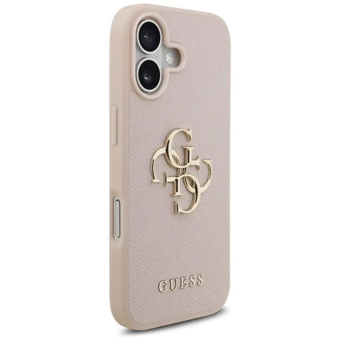 Guess Grained Big 4G & Classic Logo iPhone 17 Case - Pink - Cell phone cases and covers<<<HurtelXML