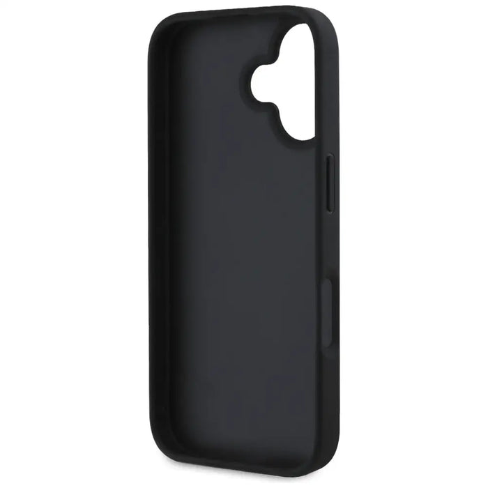 Guess Grained Big 4G Logo Small Classic Logo case for iPhone 16 - black - Cell phone cases and covers<<<HurtelXML