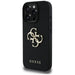 Guess Grained Big 4G Logo Small Classic Logo case for iPhone 16 Pro - black - Cell phone cases and covers<<<HurtelXML