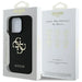 Guess Grained Big 4G Logo Small Classic Logo Case for iPhone 16 Pro Max - Black - Cell phone cases