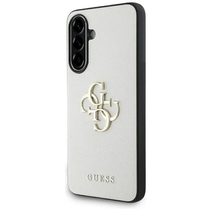 Guess Grained Big 4G Logo Small Classic Logo case for Samsung Galaxy A56 - beige - Cell phone cases