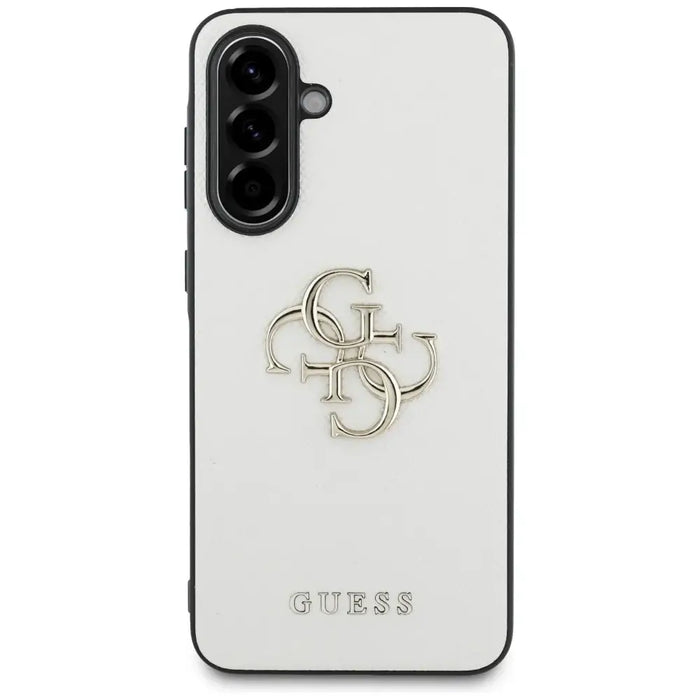 Guess Grained Big 4G Logo Small Classic Logo case for Samsung Galaxy A56 - beige - Cell phone cases