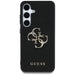 Guess Grained Big 4G Logo Small Classic Logo case for Samsung Galaxy S25 black - Cell phone cases and covers<<<HurtelXML