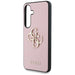 Guess Grained Big 4G Logo Small Classic Logo case for Samsung Galaxy S25 pink - Cell phone cases and covers<<<HurtelXML