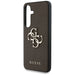Guess Grained Big 4G Logo Small Classic Logo case for Samsung Galaxy S25 brown - Cell phone cases and covers<<<HurtelXML