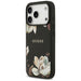 Guess Grained Flowers Classic Logo MagSafe case for iPhone 17 Pro - black - Cell phone cases and covers<<<HurtelXML