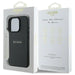 Guess Grained Gold Ring MagSafe case for iPhone 16 Pro Max - black - Cell phone cases and covers<<<HurtelXML