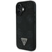 Guess Grained Hot Stamp Peony Triangle Logo MagSafe Case for iPhone 16 - Black - Cell phone cases and covers<<<HurtelXML