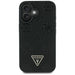 Guess Grained Hot Stamp Peony Triangle Logo MagSafe Case for iPhone 16 - Black - Cell phone cases and covers<<<HurtelXML