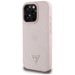 Guess Grained Hot Stamp Peony Triangle Logo MagSafe iPhone 16 Pro Case - Pink - Cell phone cases and covers<<<HurtelXML
