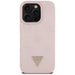 Guess Grained Hot Stamp Peony Triangle Logo MagSafe iPhone 16 Pro Case - Pink - Cell phone cases and covers<<<HurtelXML