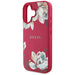 Guess Grained Printed Flower Pattern MagSafe case for iPhone 16 fuchsia - Cell phone cases and covers<<<HurtelXML