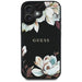 Guess Grained Printed Flower Pattern MagSafe case for iPhone 16 black - Cell phone cases and covers<<<HurtelXML