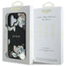 Guess Grained Printed Flower Pattern MagSafe case for iPhone 16 black - Cell phone cases and covers<<<HurtelXML
