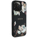 Guess Grained Printed Flower Pattern MagSafe case for iPhone 16 Pro Max black - Cell phone cases and covers<<<HurtelXML
