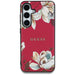 Guess Grained Printed Flower Pattern MagSafe case for Samsung Galaxy S25 fuchsia - Cell phone cases