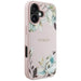 Guess Grained Printed Flower Pattern MagSafe iPhone 16 Case Pink - Cell phone cases and covers<<<HurtelXML