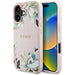Guess Grained Printed Flower Pattern MagSafe iPhone 16 Case Pink - Cell phone cases and covers<<<HurtelXML