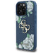 Guess Grained Roses Big 4G logo case for iPhone 16 Pro - blue - Cell phone cases and covers<<<HurtelXML