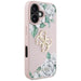 Guess Grained Roses Big 4G logo iPhone 16 case - pink - Cell phone cases and covers<<<HurtelXML