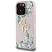 Guess Grained Roses Big 4G logo iPhone 16 Pro case - pink - Cell phone cases and covers<<<HurtelXML