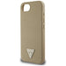 Guess Grained Triangle MagSafe case for iPhone 16e - brown - Cell phone cases and covers<<<HurtelXML