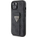 Guess Grip Stand 4G Triangle Strass case for iPhone 15 - black - Cell phone cases and covers<<<HurtelXML