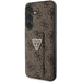 Guess Grip Stand 4G Triangle Strass case for Samsung Galaxy S24+ - brown - Cell phone cases and covers<<<HurtelXML