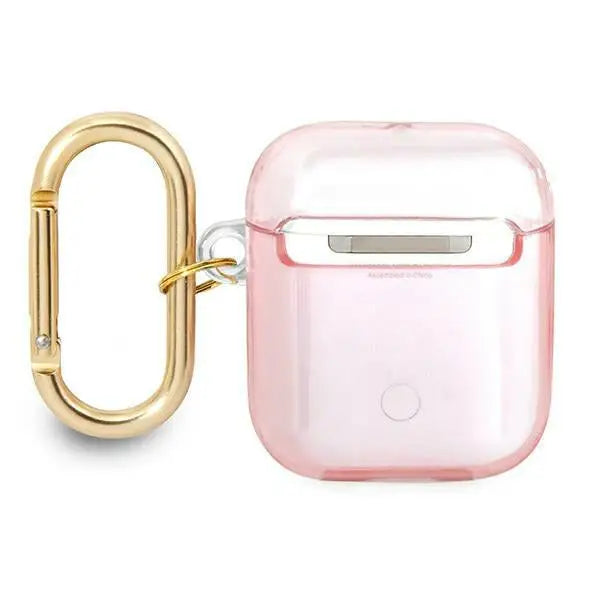 Guess GUA2HHTSP AirPods cover pink/pink Strap Collection - Cell phone cases and covers<<<HurtelXML