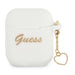Guess GUA2LSCHSH AirPods 1/2 cover white/white Silicone Charm Heart Collection - Cell phone cases and covers<<<HurtelXML