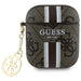 Guess GUA2P4RPSW AirPods 1/2 cover brown/brown 4G Printed Stripes Charm - Cell phone cases and covers<<<HurtelXML