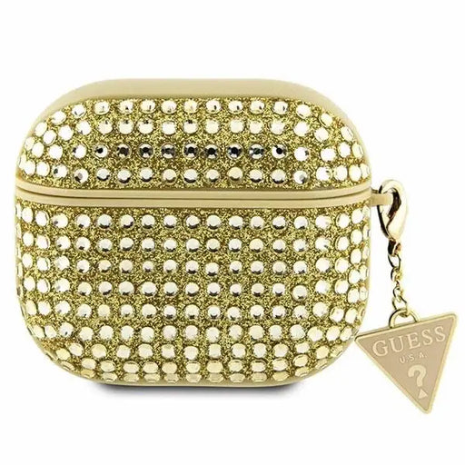 Guess GUA3HDGTPD AirPods 3 cover gold/gold Rhinestone Triangle Charm - Cell phone cases and covers<<<HurtelXML