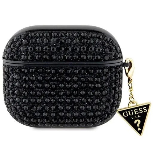 Guess GUA3HDGTPK AirPods 3 cover black/black Rhinestone Triangle Charm - Cell phone cases and covers<<<HurtelXML