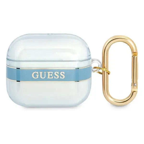Guess GUA3HHTSB AirPods 3 cover blue/blue Strap Collection - Cell phone cases and covers<<<HurtelXML