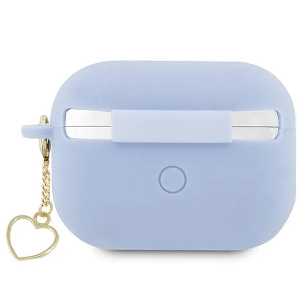 Guess GUAP2LSCHSB AirPods Pro 2 cover blue/blue Silicone Charm Heart Collection - Cell phone cases