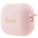 Guess GUAP2LSCHSP AirPods Pro 2 cover pink/pink Silicone Charm Heart Collection - Cell phone cases