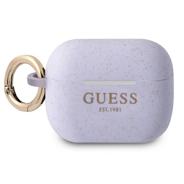 Guess GUAPSGGEU AirPods Pro cover purple/purple Silicone Glitter - Cell phone cases and covers<<<HurtelXML