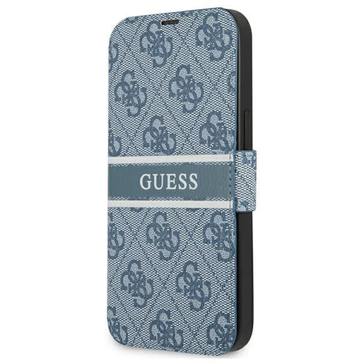 Guess GUBKP13S4GDBL iPhone 13 mini 5.4’’ blue/blue book 4G Stripe - Cell phone cases and covers<<<HurtelXML