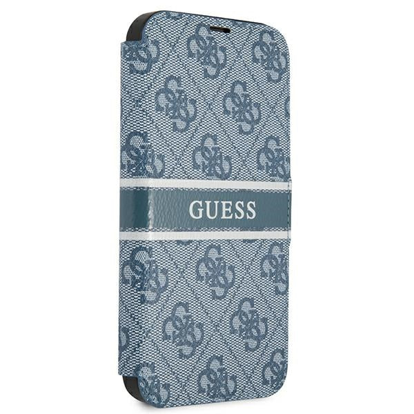 Guess GUBKP13S4GDBL iPhone 13 mini 5.4’’ blue/blue book 4G Stripe - Cell phone cases and covers<<<HurtelXML