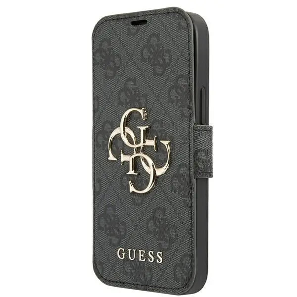 Guess GUBKP13X4GMGGR iPhone 13 Pro Max 6.7’’ gray/gray book 4G Big Metal Logo - Cell phone cases and covers<<<HurtelXML