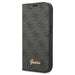 Guess GUBKP14LHG4SHK iPhone 14 Pro 6.1 ’black / black book 4G Vintage Gold Logo - Cell phone cases
