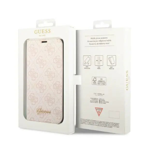Guess GUBKP14MHG4SHP iPhone 14 Plus 6.7 ’pink / pink book 4G Vintage Gold Logo - Cell phone cases and covers<<<HurtelXML