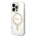 Guess GUBPP14LHMEACSH Case+ Charger Set iPhone 14 Pro 6.1’’ white/white hard case Marble MagSafe - Cell phone cases