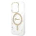 Guess GUBPP14LHMEACSH Case+ Charger Set iPhone 14 Pro 6.1’’ white/white hard case Marble MagSafe - Cell phone cases